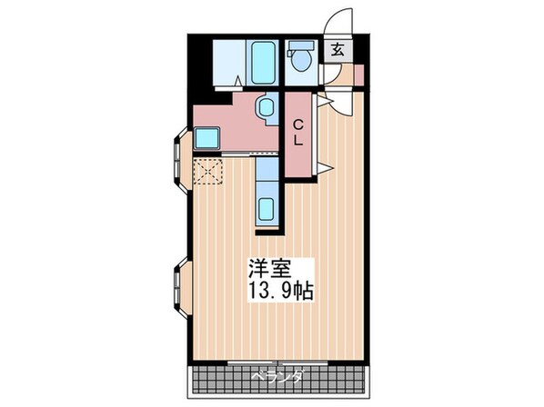 コーポ西翠の物件間取画像